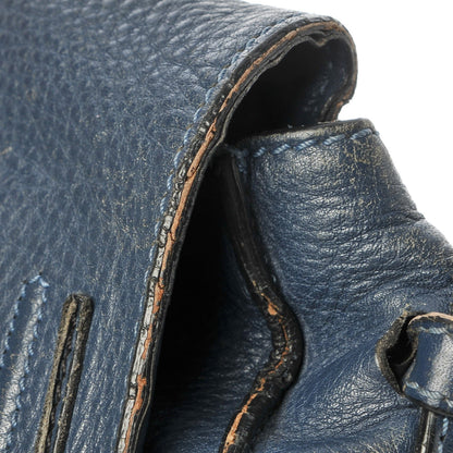 Chloe Calfskin Medium Marcie Round Crossbody Bag Navy 14 of 15