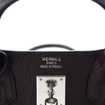 Hermes Togo HAC Birkin 32 Chocolate 12 of 14