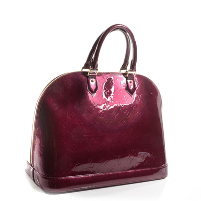 Louis Vuitton Vernis Alma GM Rouge Fauviste 3 of 9