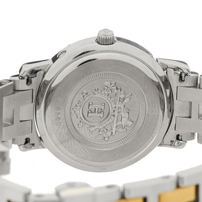 Hermes Stainless Steel 24mm Clipper Quartz Watch Gold 4 of 4