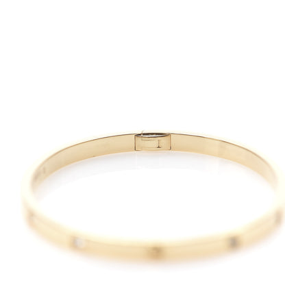 Cartier 18K Yellow Gold 10 Diamond Small LOVE Bracelet 16 6 of 8