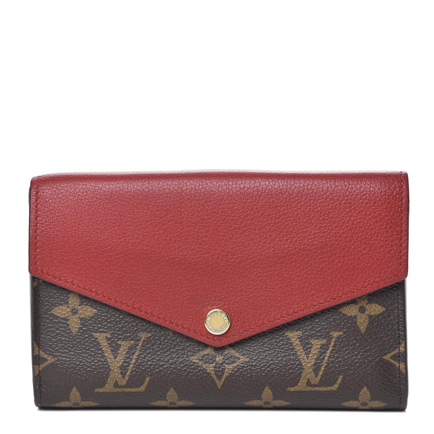 Monogram Pallas Compact Wallet Cherry