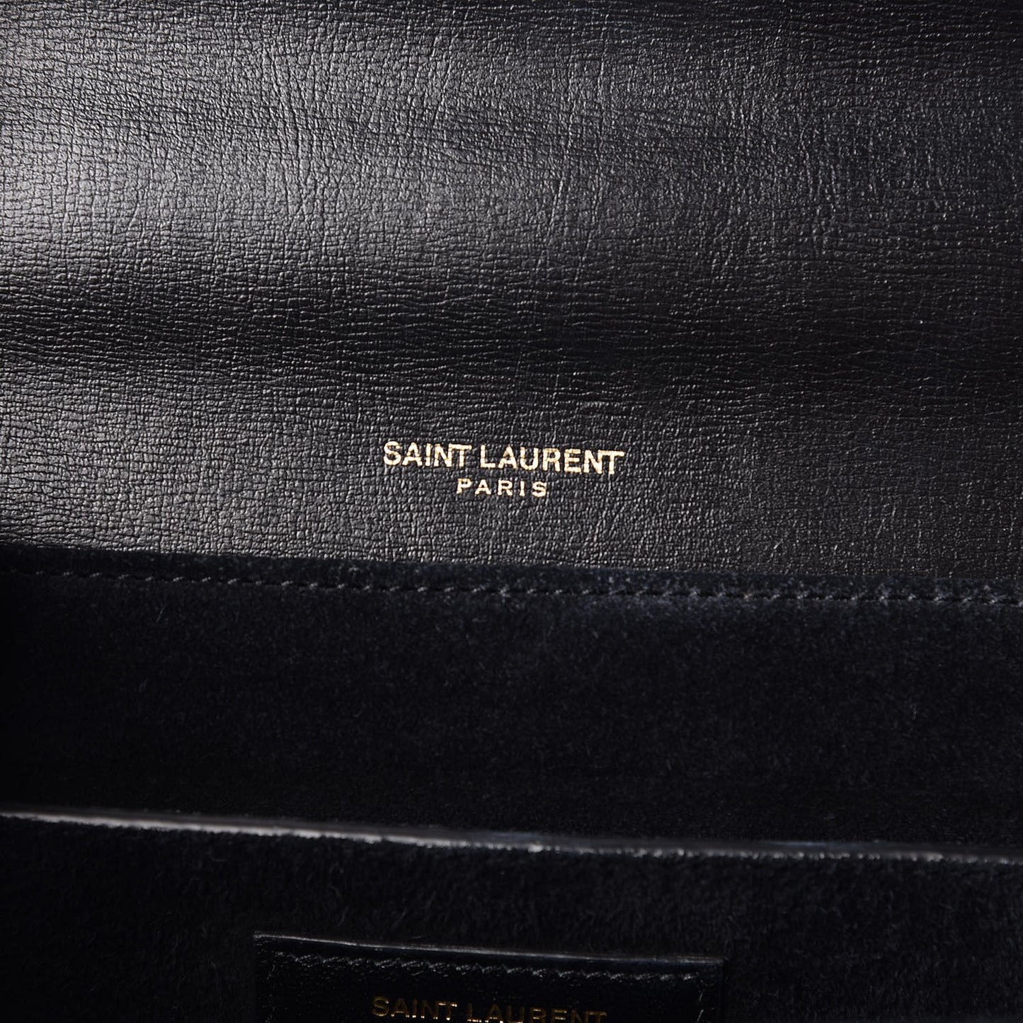 Smooth Calfskin Suede Medium Bellechasse Black
