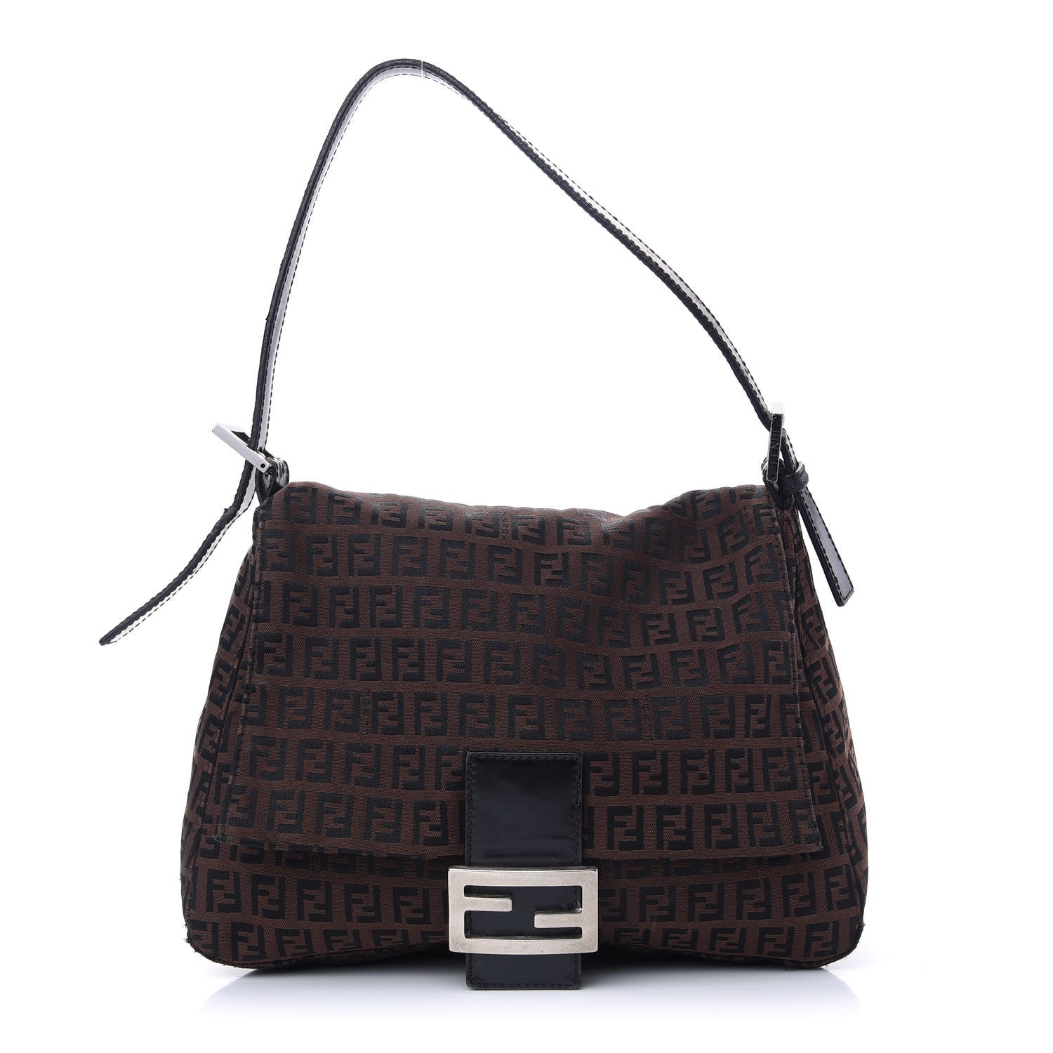 Fendi Zucchino Mama Baguette Tobacco 1 of 13