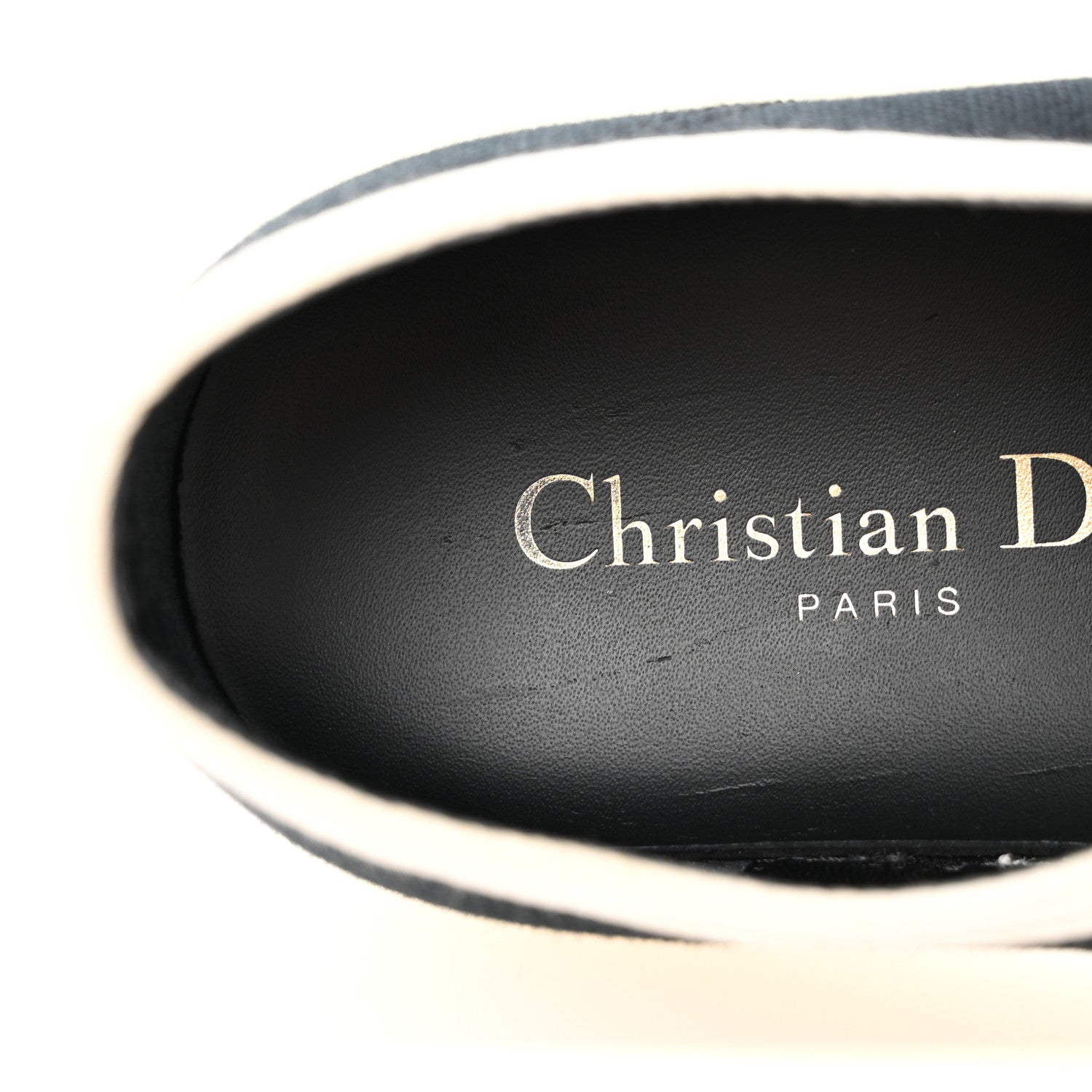 Christian Dior Canvas Walk'N'Dior Low Top Sneakers 36.5 Black 8 of 11