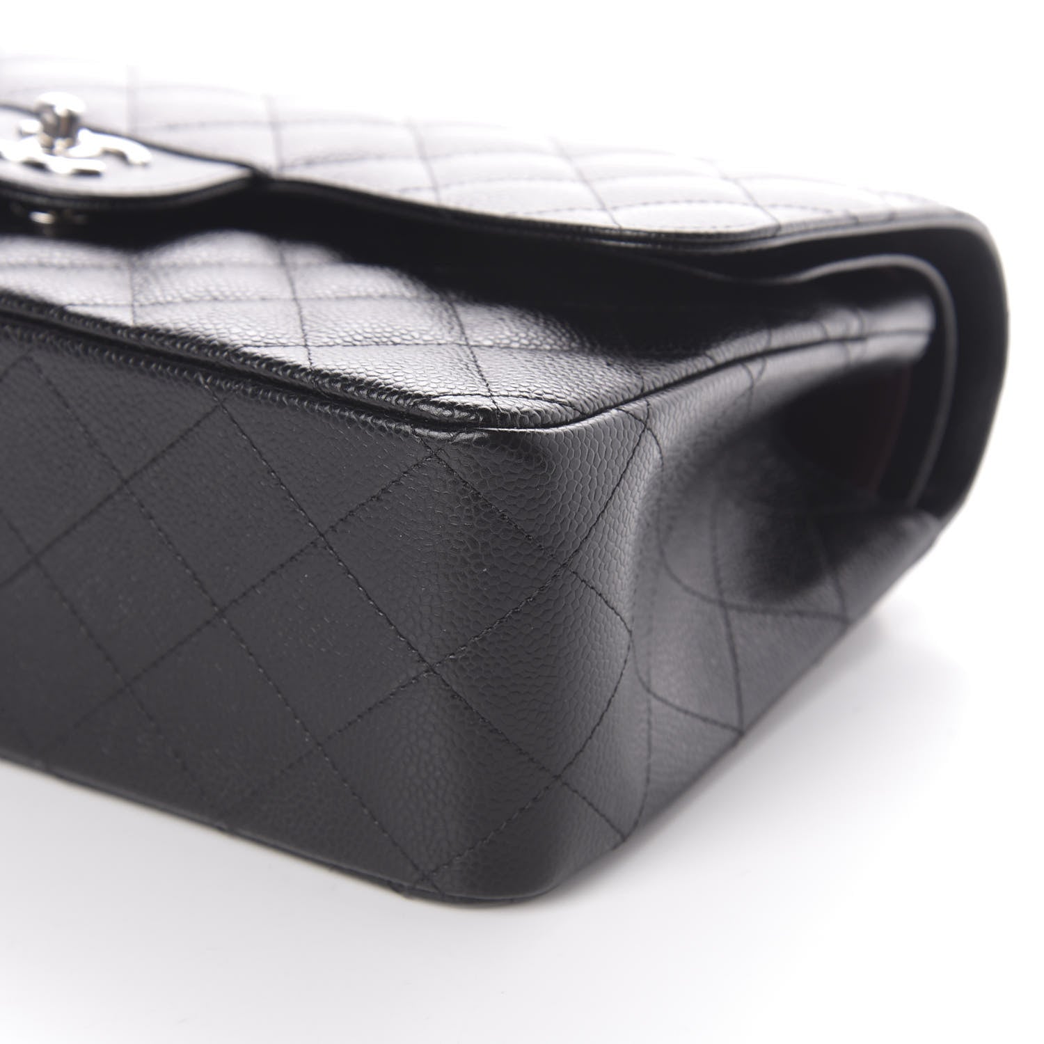 Chanel Caviar Quilted Jumbo Double Flap Black 10 of 10