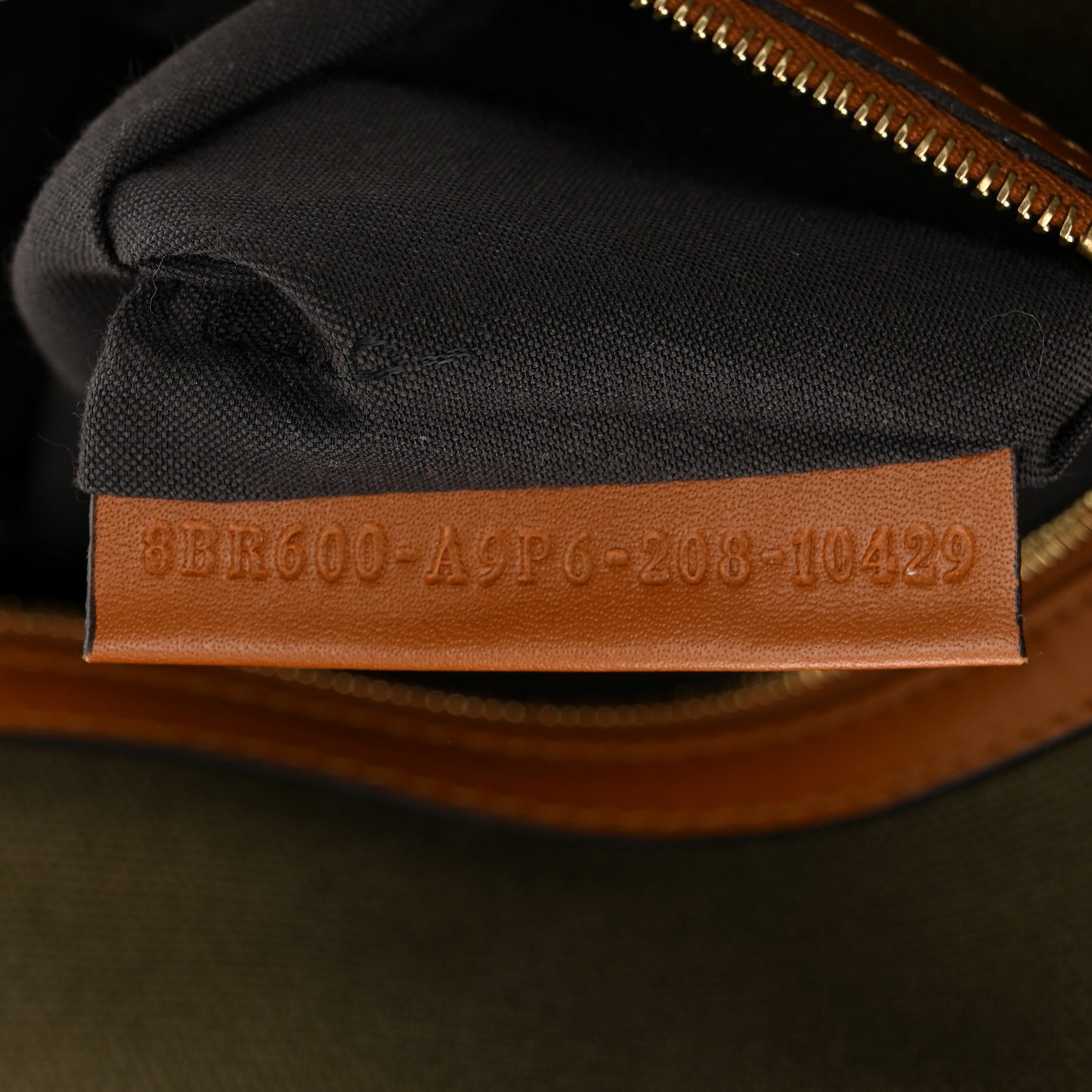Canvas Vitello King FF Embroidered Baguette Amazzonia Cuoio