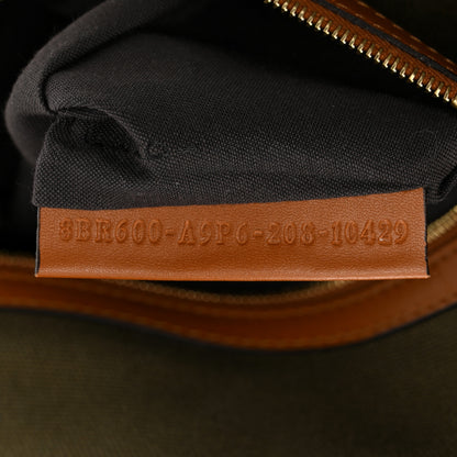 Fendi Canvas Vitello King FF Embroidered Baguette Amazzonia Cuoio 7 of 10