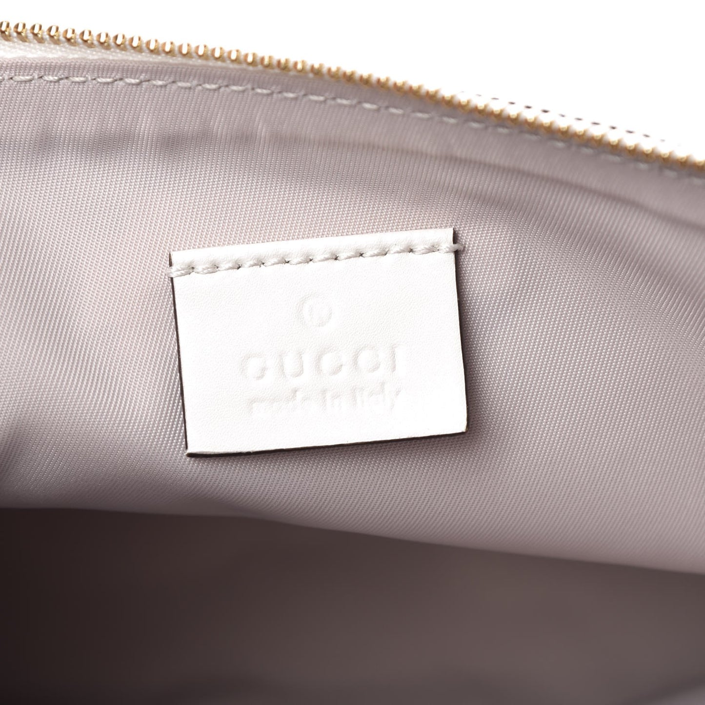 Soft GG Supreme Monogram Pouch White