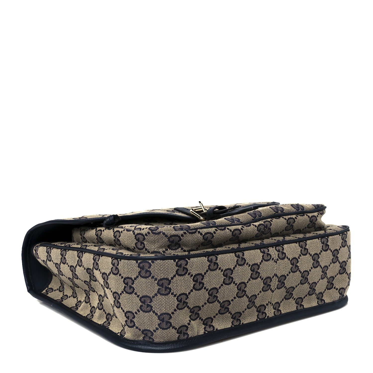 Gucci Monogram Web Childrens Messenger Bag Beige Blue 4 of 10