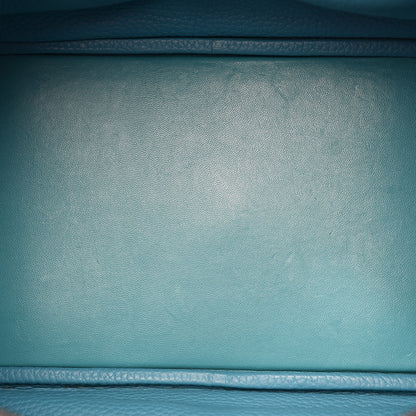 Hermes Taurillon Clemence Lindy 30 Colvert Turquoise 8 of 11