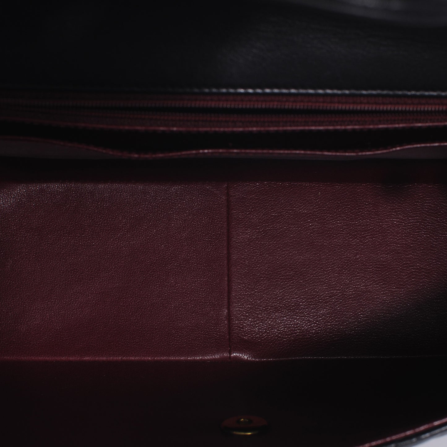 Lambskin XL Jumbo Flap Black