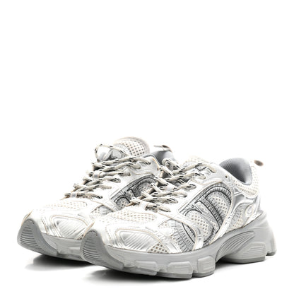 Christian Dior Technical Mesh Dior Chrono Sneakers 36 Silver 4 of 9