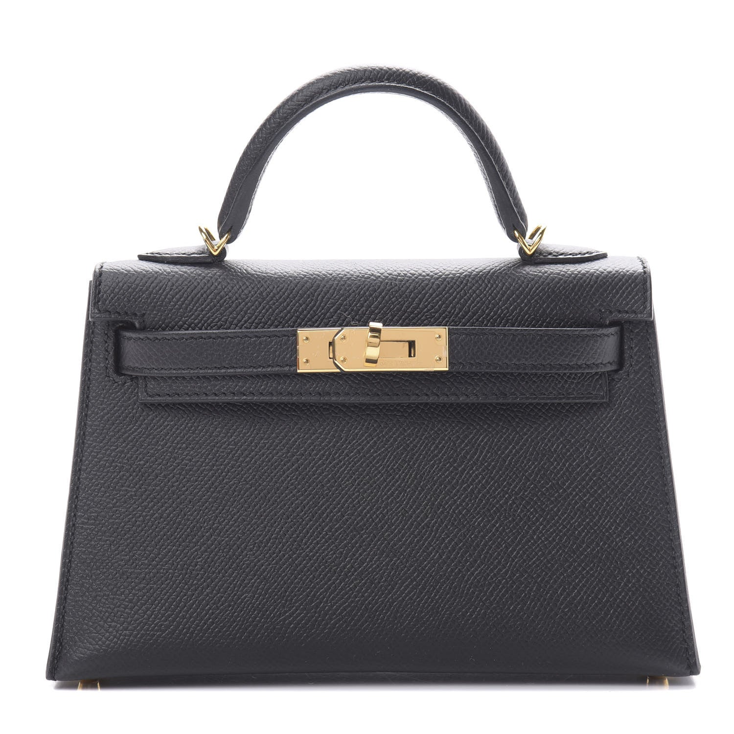 Hermes Epsom Mini Kelly Sellier 20 Black 1 of 10