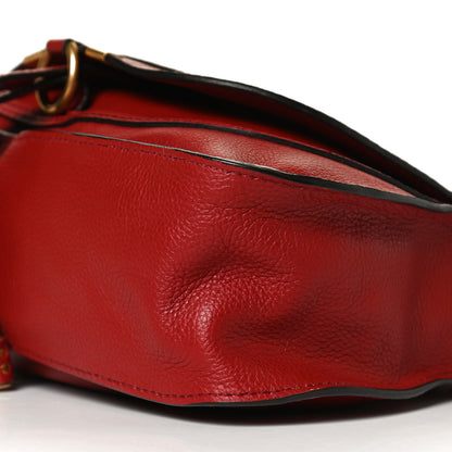Chloe Calfskin Small Marcie Satchel Dahlia Red 11 of 12
