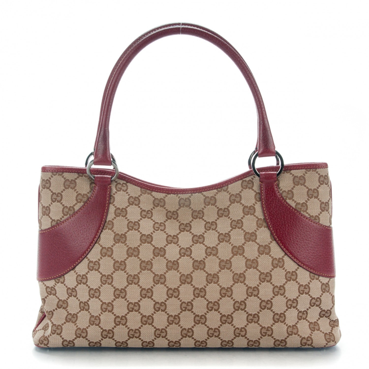 Gucci Monogram Shoulder Bag Red 1 of 6