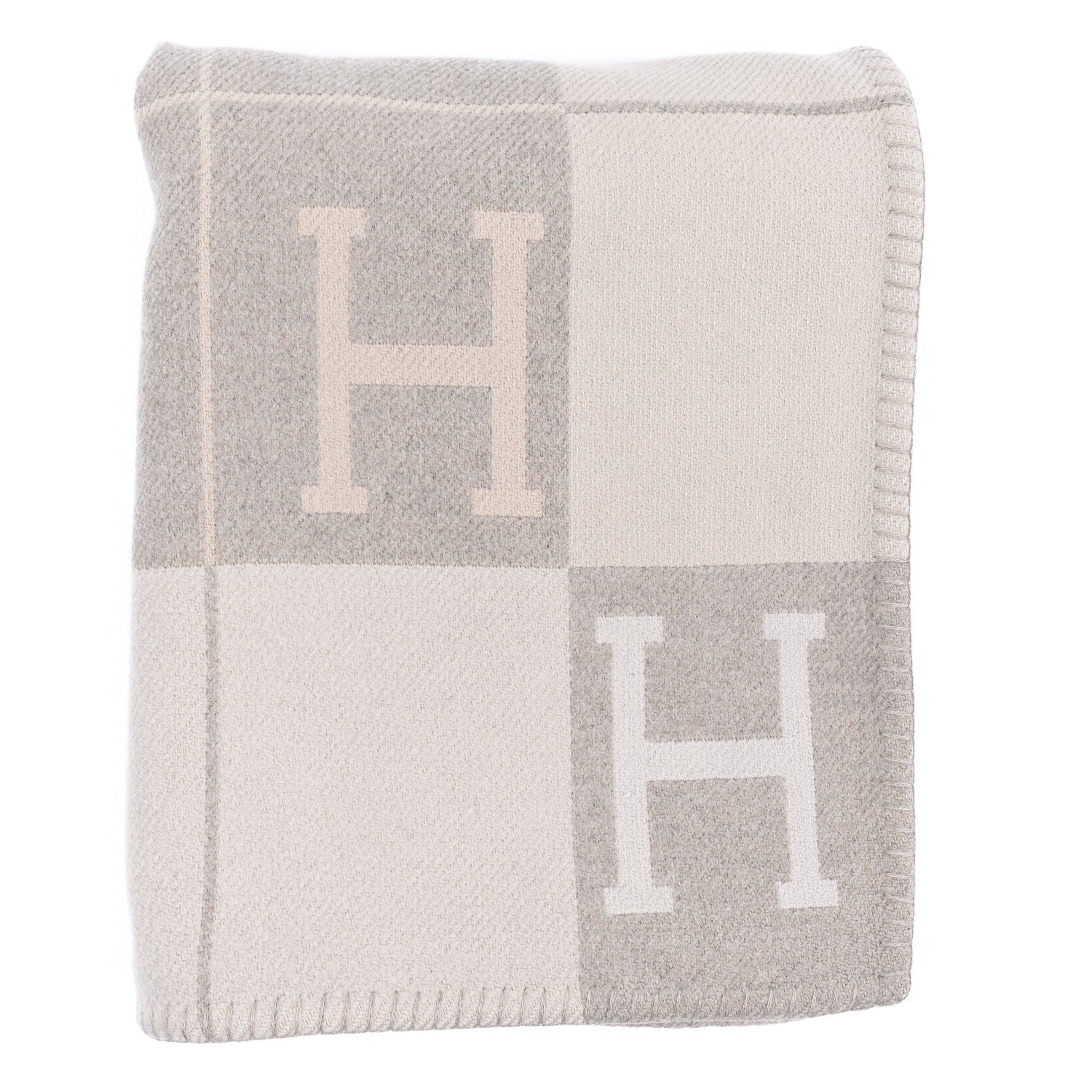Hermes Wool Cashmere Avalon III Blanket Coco Camomille 2 of 4