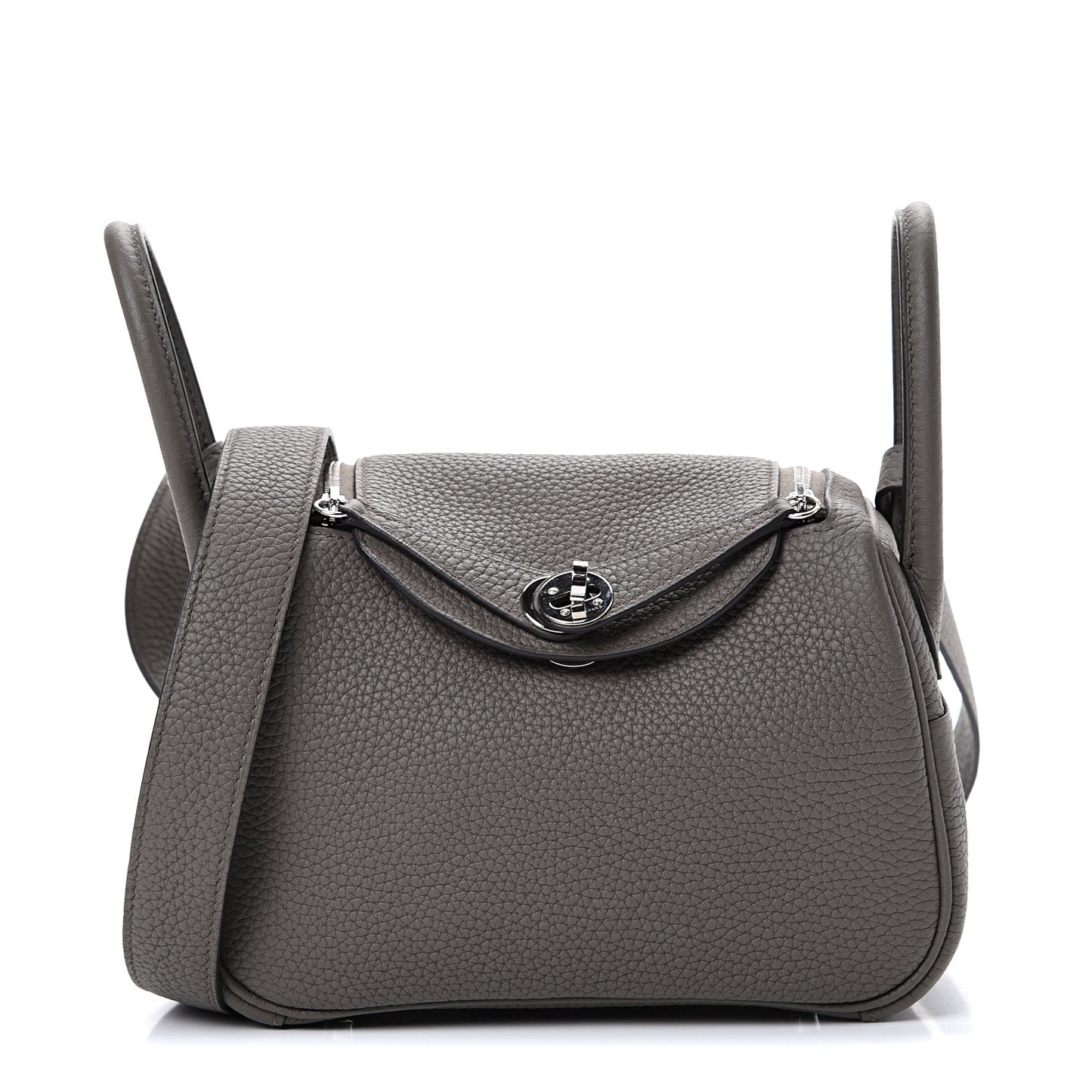 Taurillon Clemence Mini Lindy 20 Etain