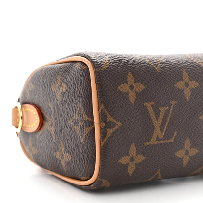 Louis Vuitton Monogram Nano Speedy Bandouliere 9 of 11