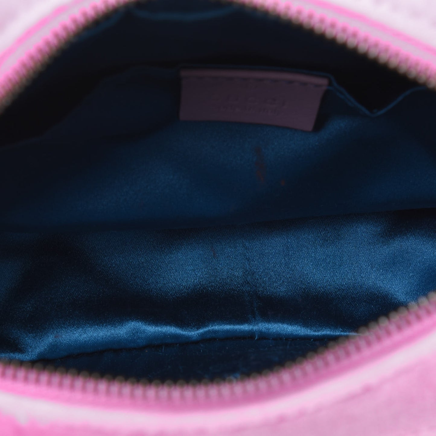 Velvet Matelasse Marquise Crystals Mini GG Marmont Chain Shoulder Bag Malva