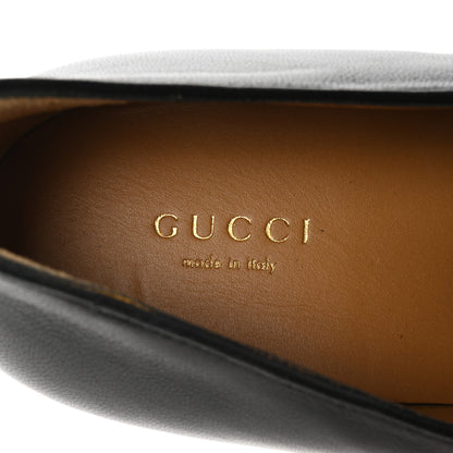 Gucci Calfskin Womens Interlocking G Horsebit Loafers 40 Black 8 of 10