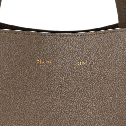 Celine Soft Grained Calfskin Small Belt Cabas Phantom Taupe 8 of 17