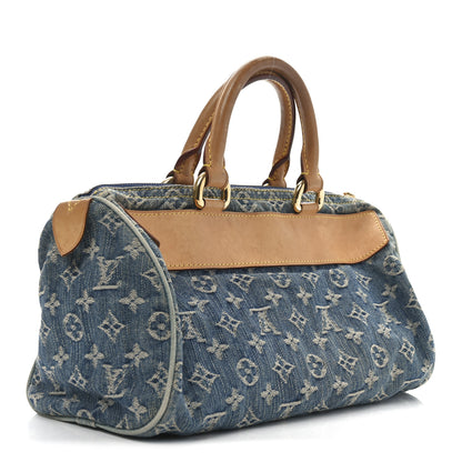Louis Vuitton Monogram Denim Neo Speedy Blue 3 of 9