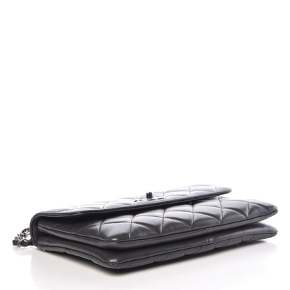 Chanel Lambskin Quilted Medium Trendy CC Flap Grey 4 of 11