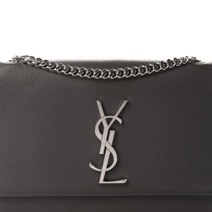 Saint Laurent Grain De Poudre Small Monogram Kate Satchel Earth 11 of 12