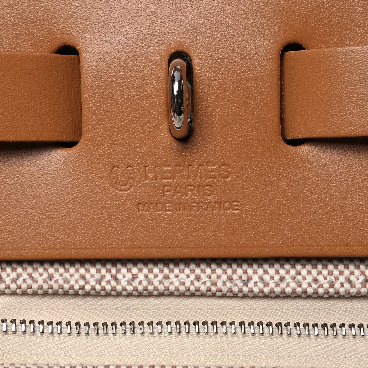 Hermes H Plume Canvas Vache Hunter Circuit 24 Herbag Zip Retourne 31 Naturel 7 of 13