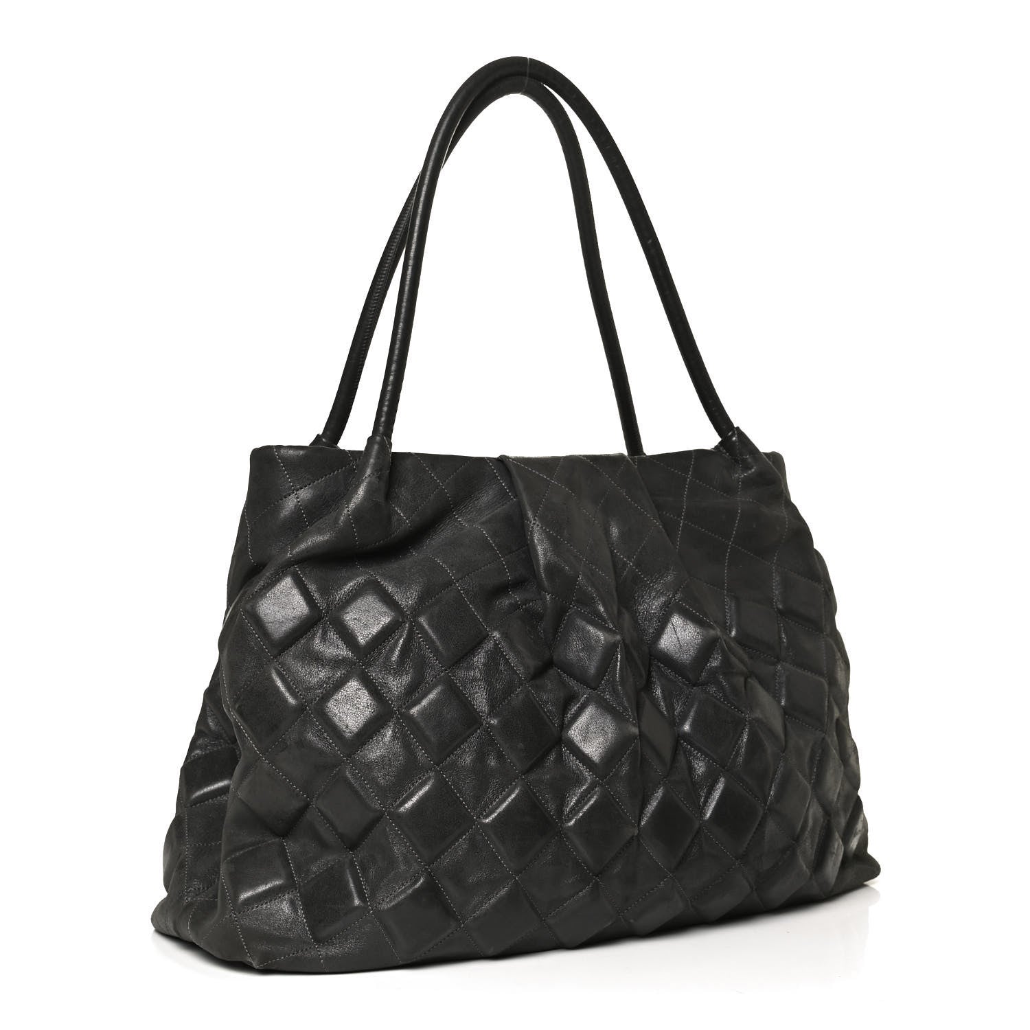 Chanel Calfskin Sloane Square Tote Black 2 of 9