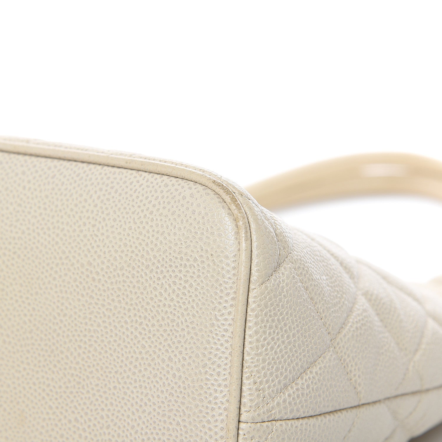 Chanel Caviar Quilted Medallion Tote Light Beige 10 of 17