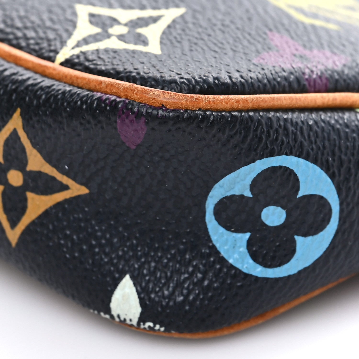 Louis Vuitton Monogram Multicolor Pochette Accessories Black 8 of 10