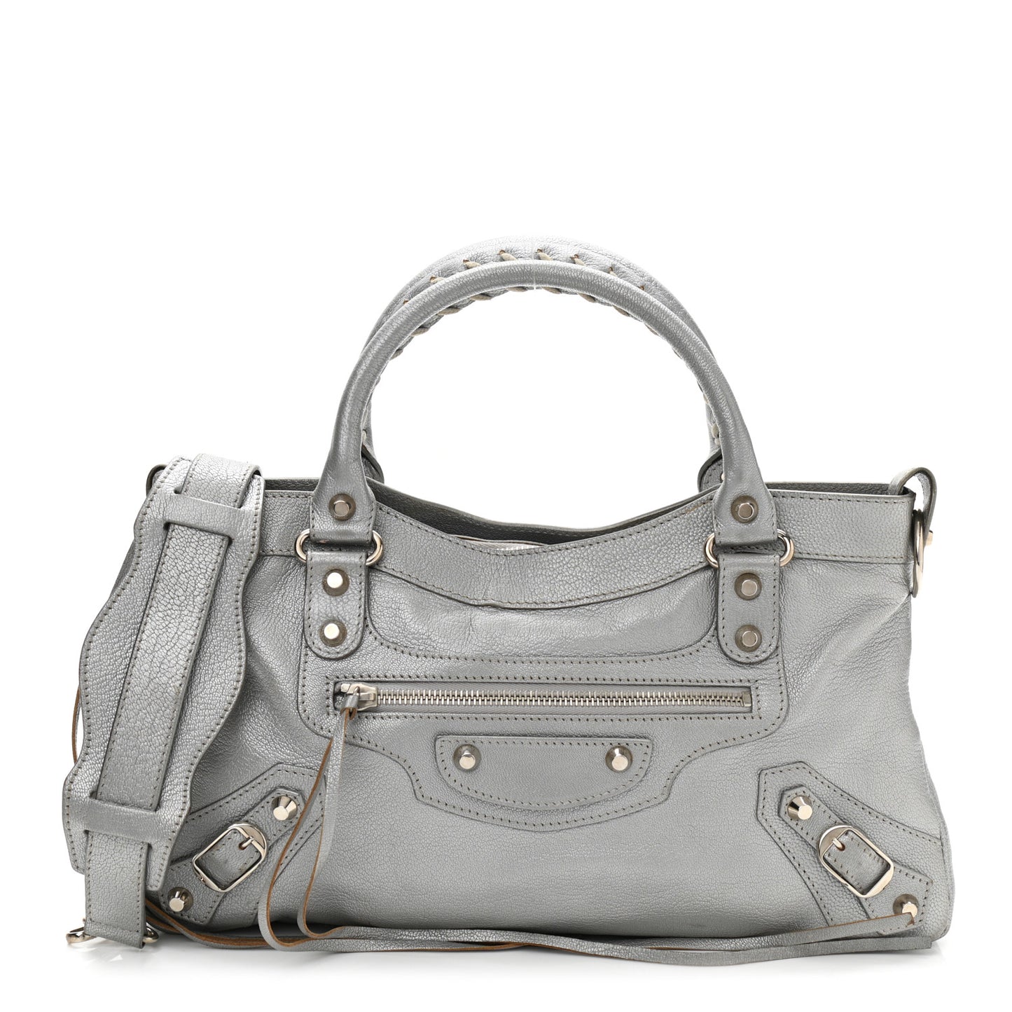 Pearlescent Goatskin Classic Palladium Hardware First Gris Gris Light