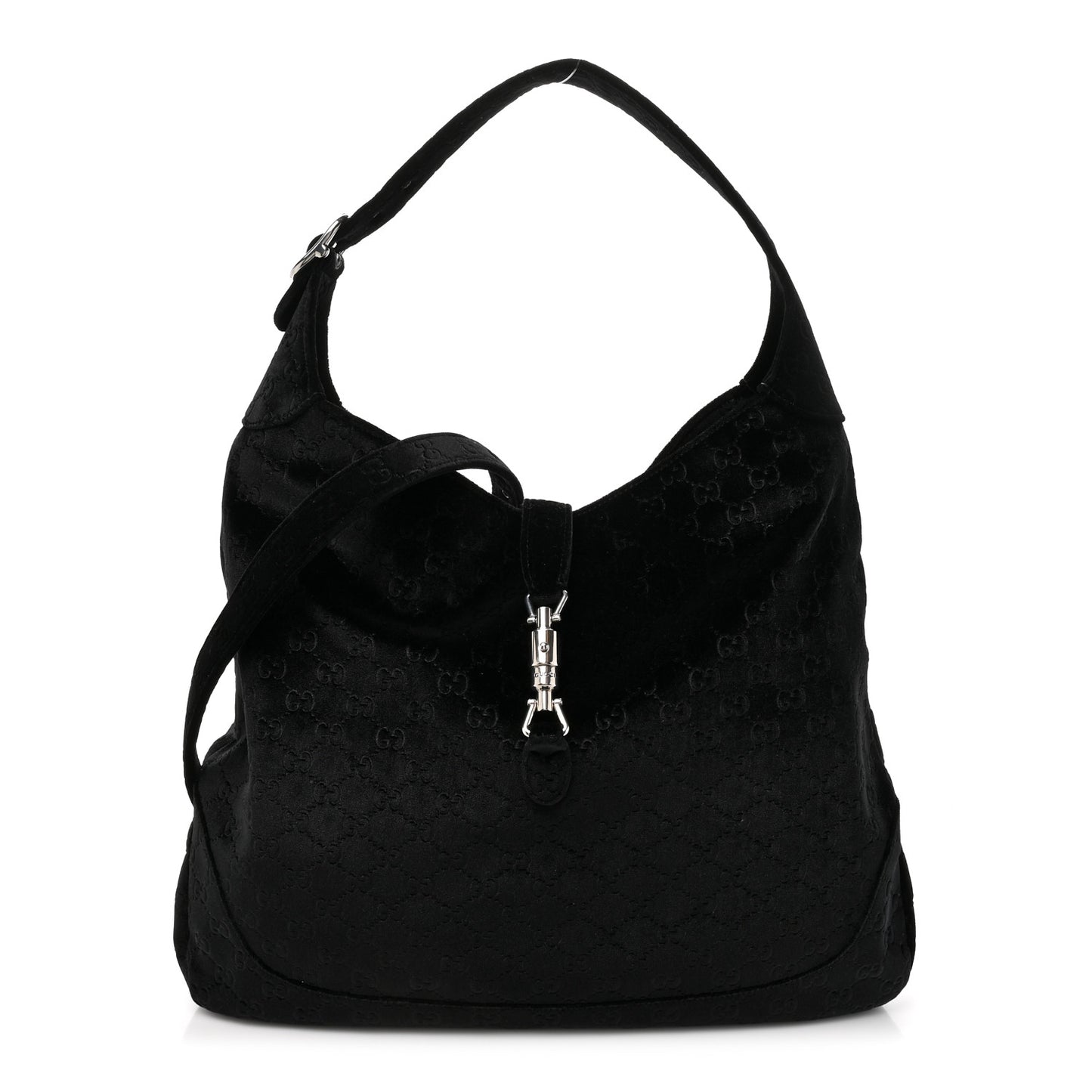 Velvet Large Jackie 1961 Shoulder Bag Black Black
