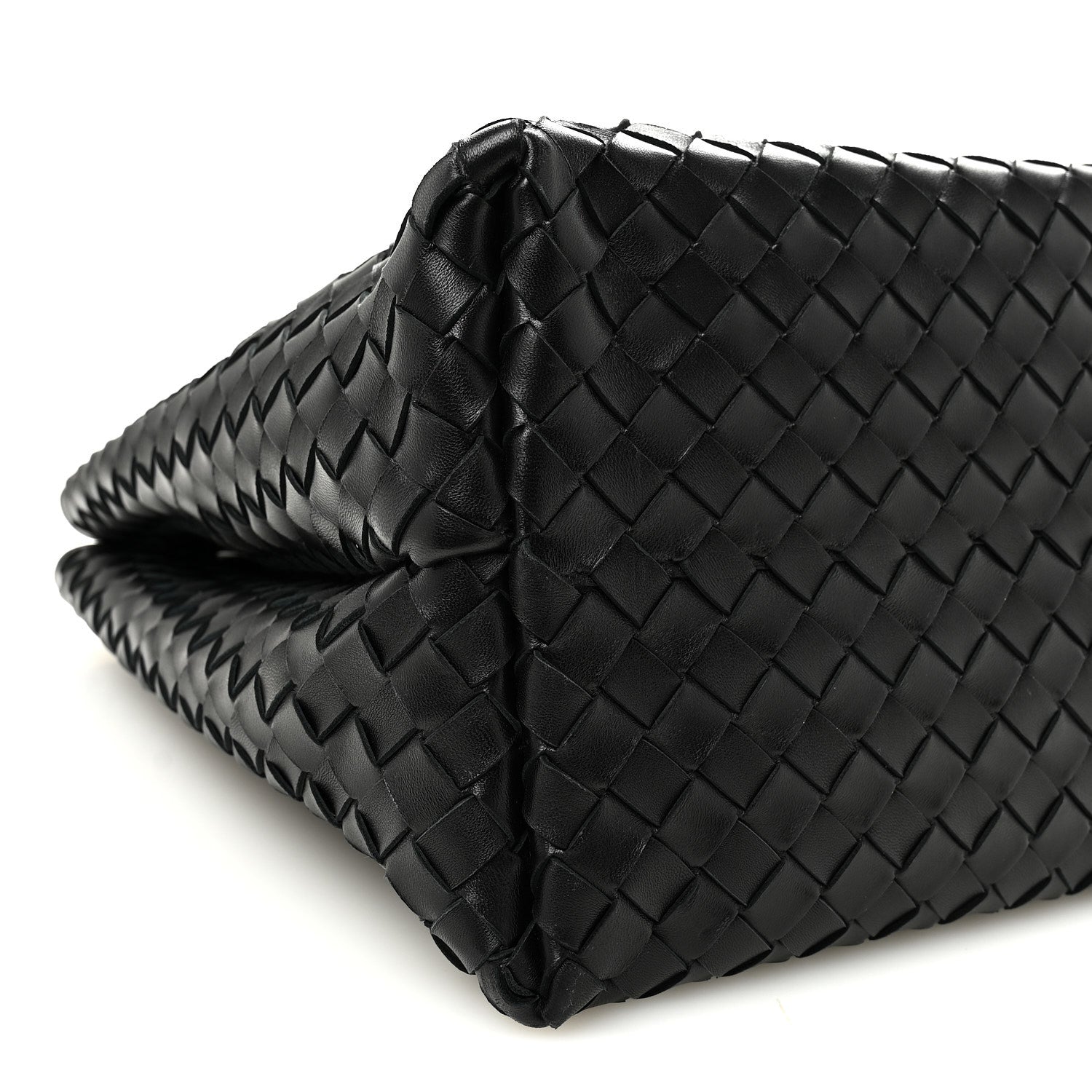 Bottega Veneta Nappa Intrecciato Large Andiamo Shoulder Bag Black 8 of 9