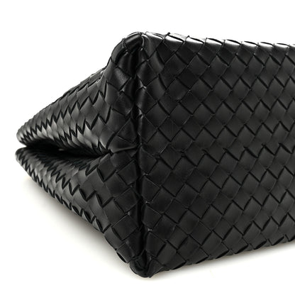 Bottega Veneta Nappa Intrecciato Large Andiamo Shoulder Bag Black 8 of 9
