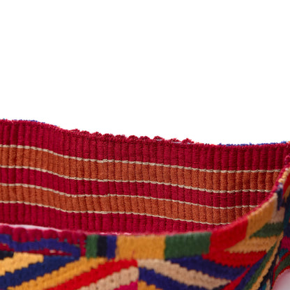 Valentino Garavani Canvas Geometric Embroidered Rockstud Guitar Strap Multicolor 6 of 6