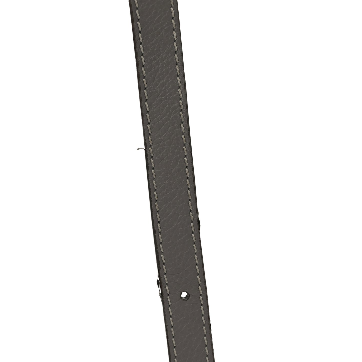 Calfskin Mini Marcie Round Crossbody Bag Grey