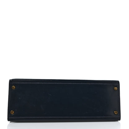 Hermes Box Kelly Sellier 32 Bleu Marine 12 of 12
