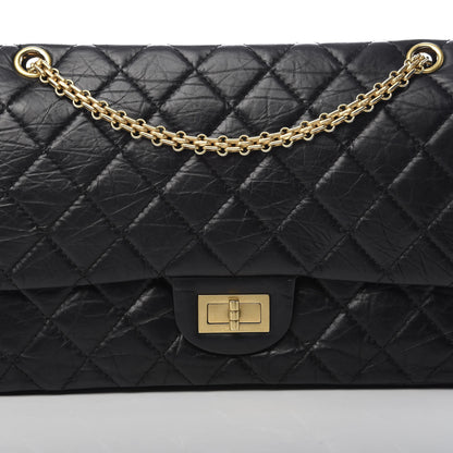 Chanel Aged Calfskin Quilted 2.55 Reissue 227 Flap Black 8 of 10