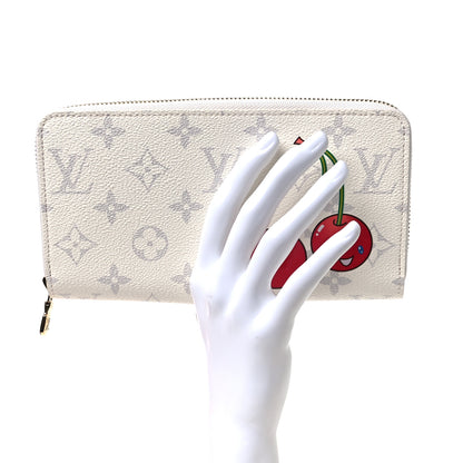 Louis Vuitton LV X TM Monogram Cerises Zippy Wallet White 3 of 14