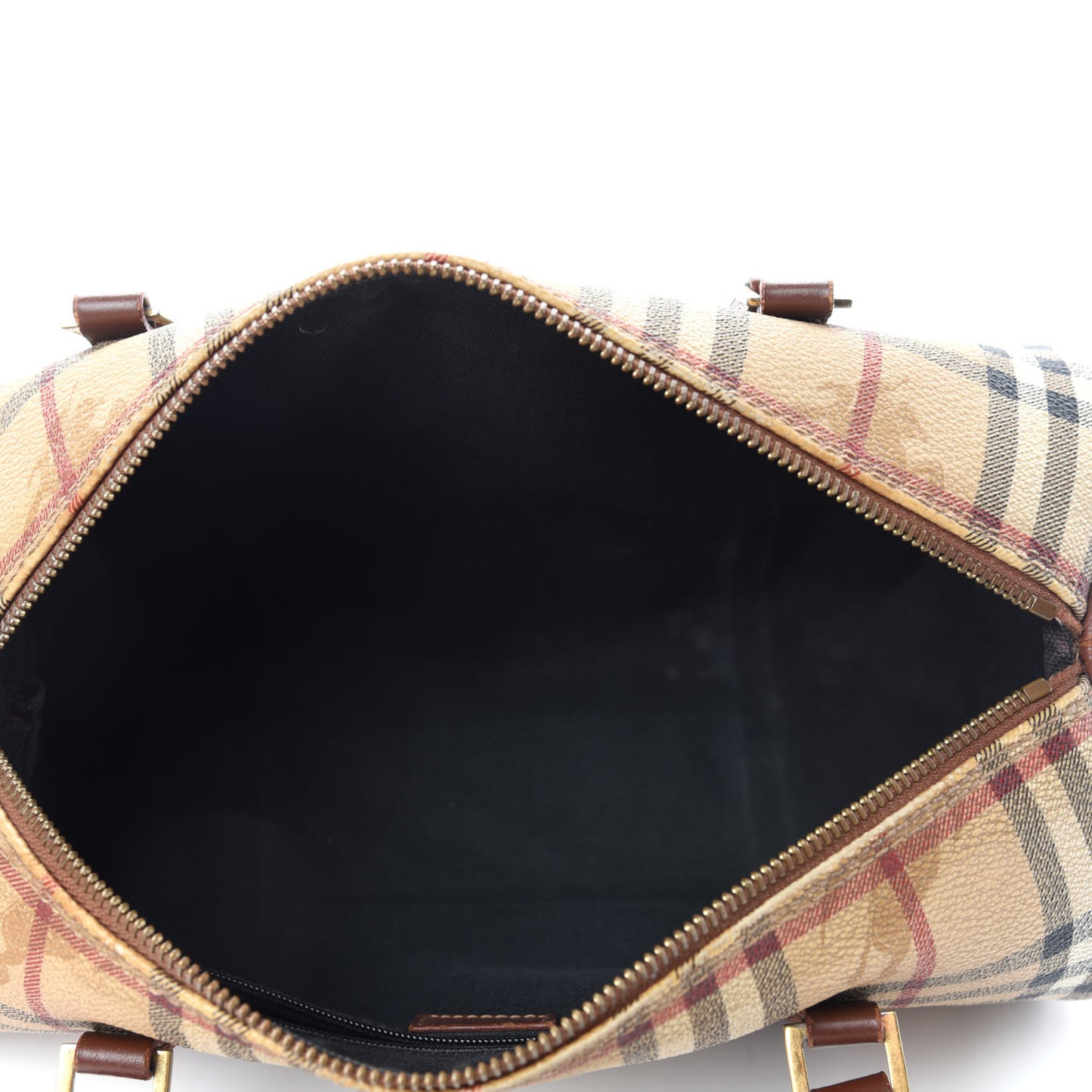 Haymarket Check Barrel Bag Brown