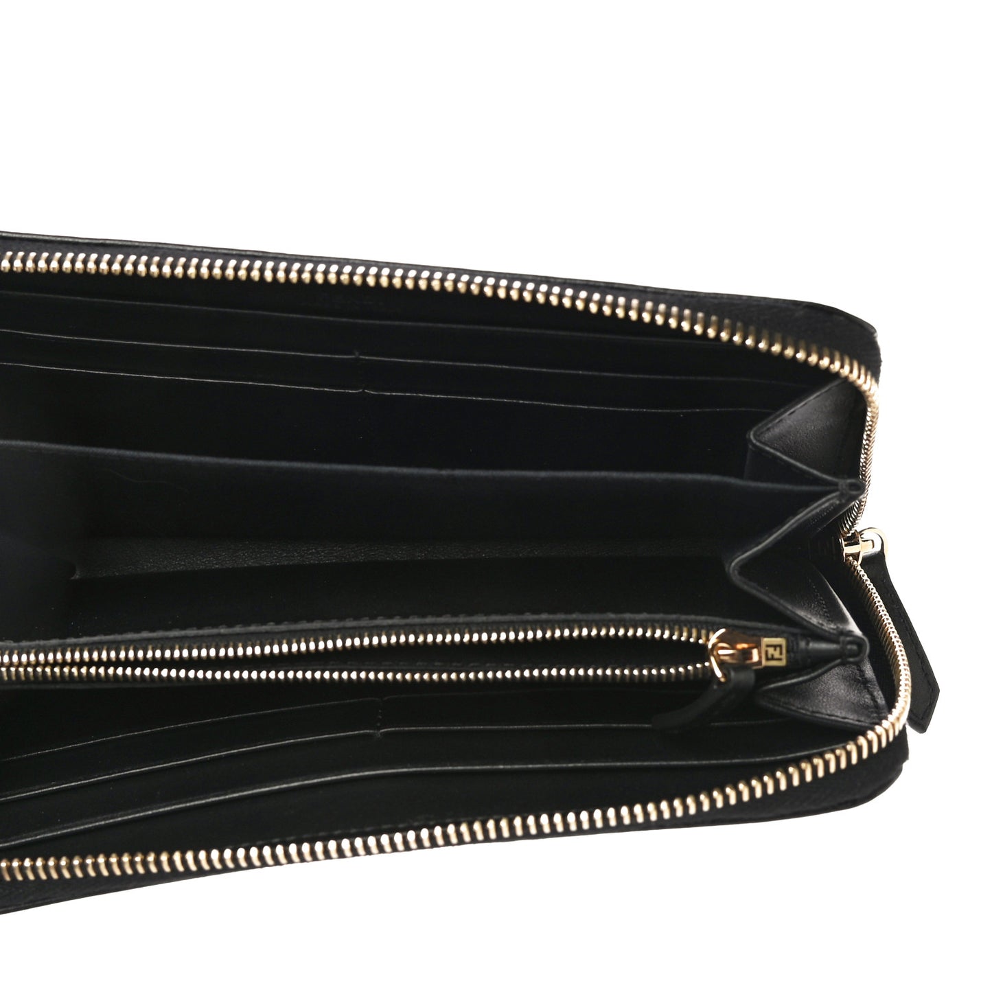 Vitello Liberty Century Lucido By The Way Zip Around Wallet Black