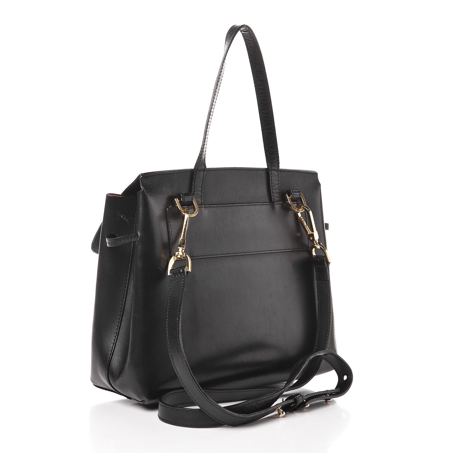 Mansur Gavriel Calfskin Mini Lady Bag Black Flamma 3 of 16