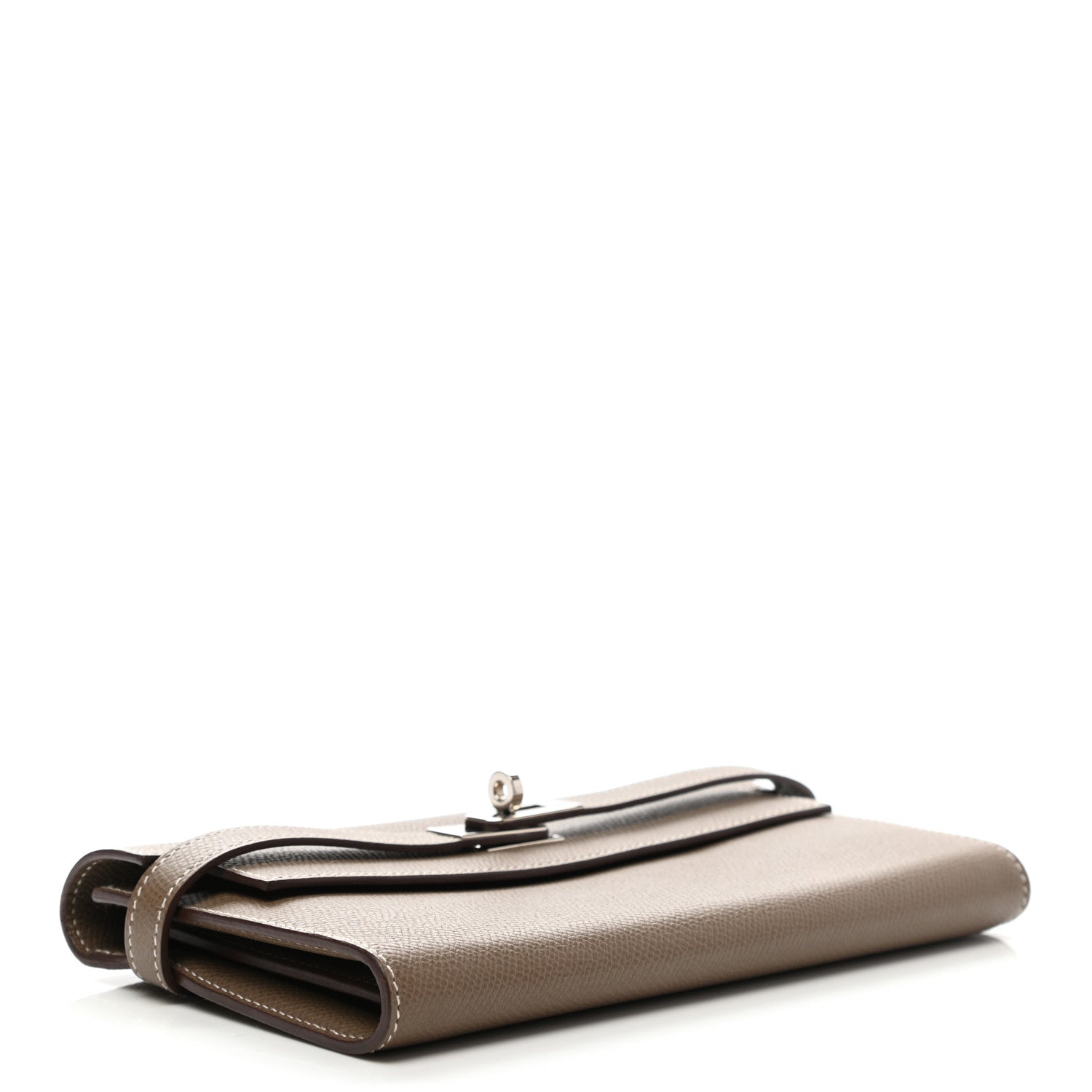 Hermes Epsom Kelly Longue Wallet Etoupe 4 of 8