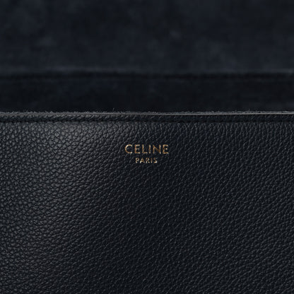 Celine Supple Grained Calfskin Medium Soft 16 Bag Navy Blue 6 of 13