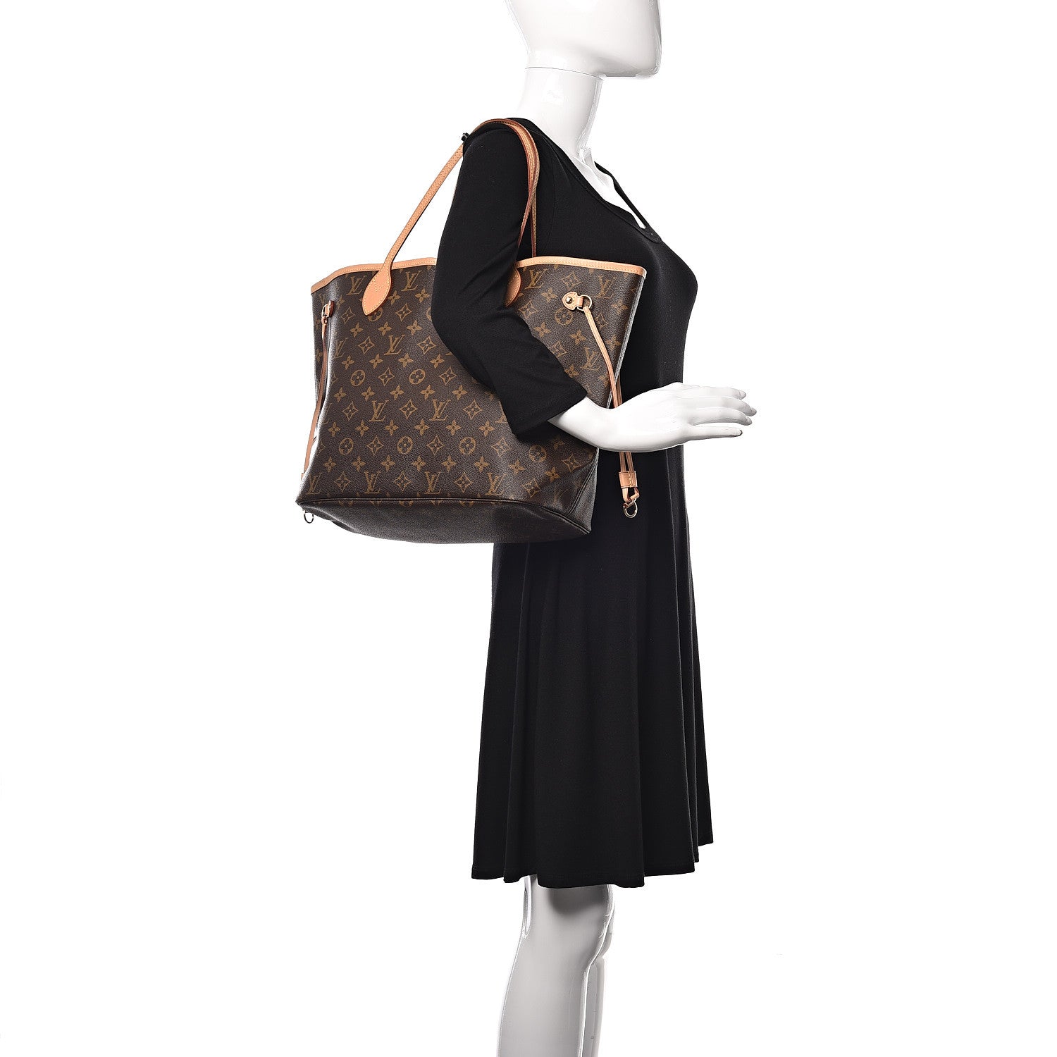 Louis Vuitton Monogram Neverfull MM 2 of 15