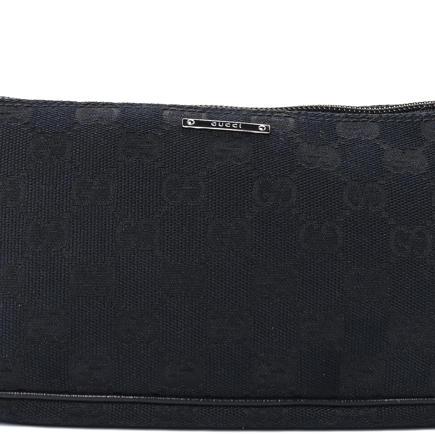 Monogram Web Boat Pochette Black