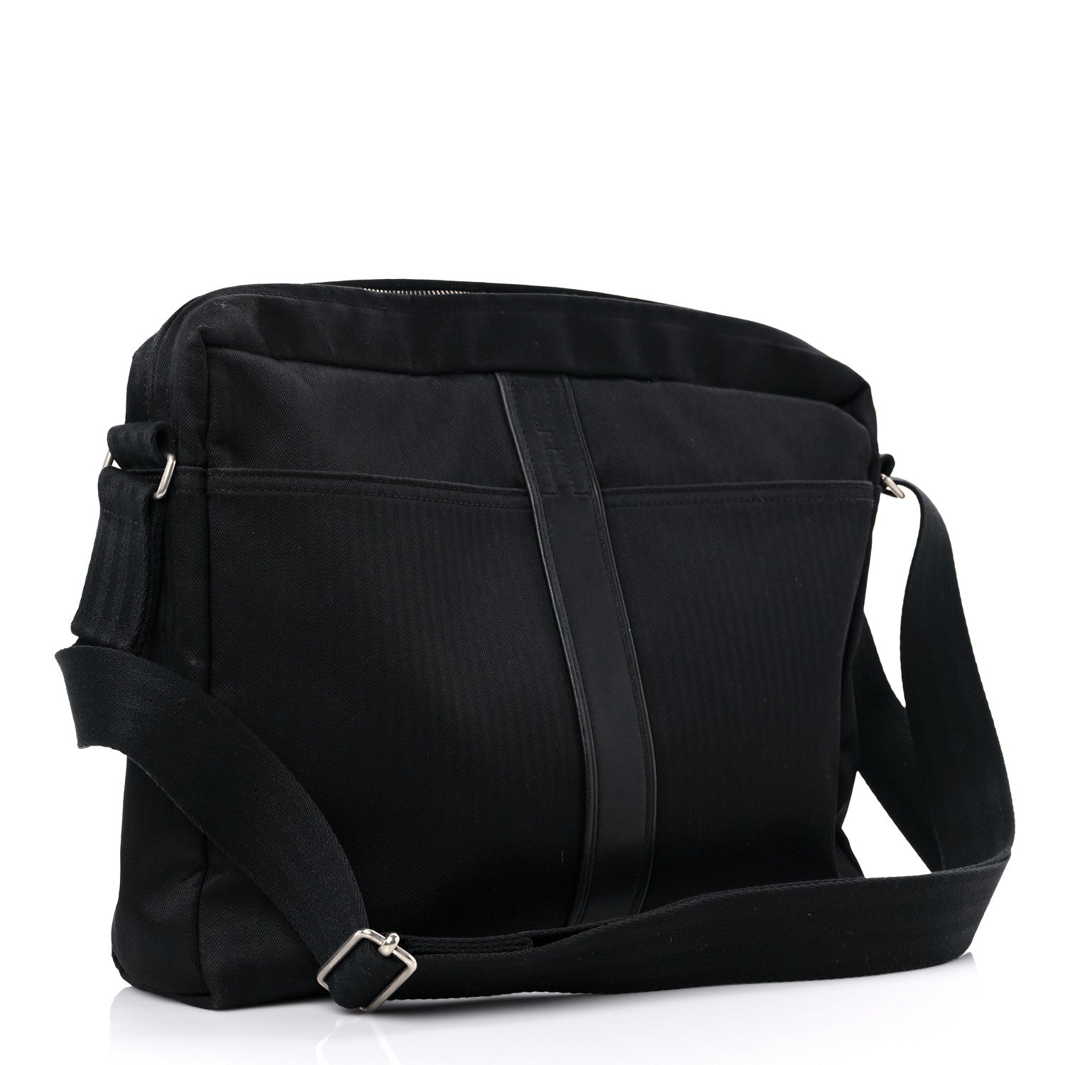 Hermes Toile Acapulco Vassus Messenger Black 2 of 10
